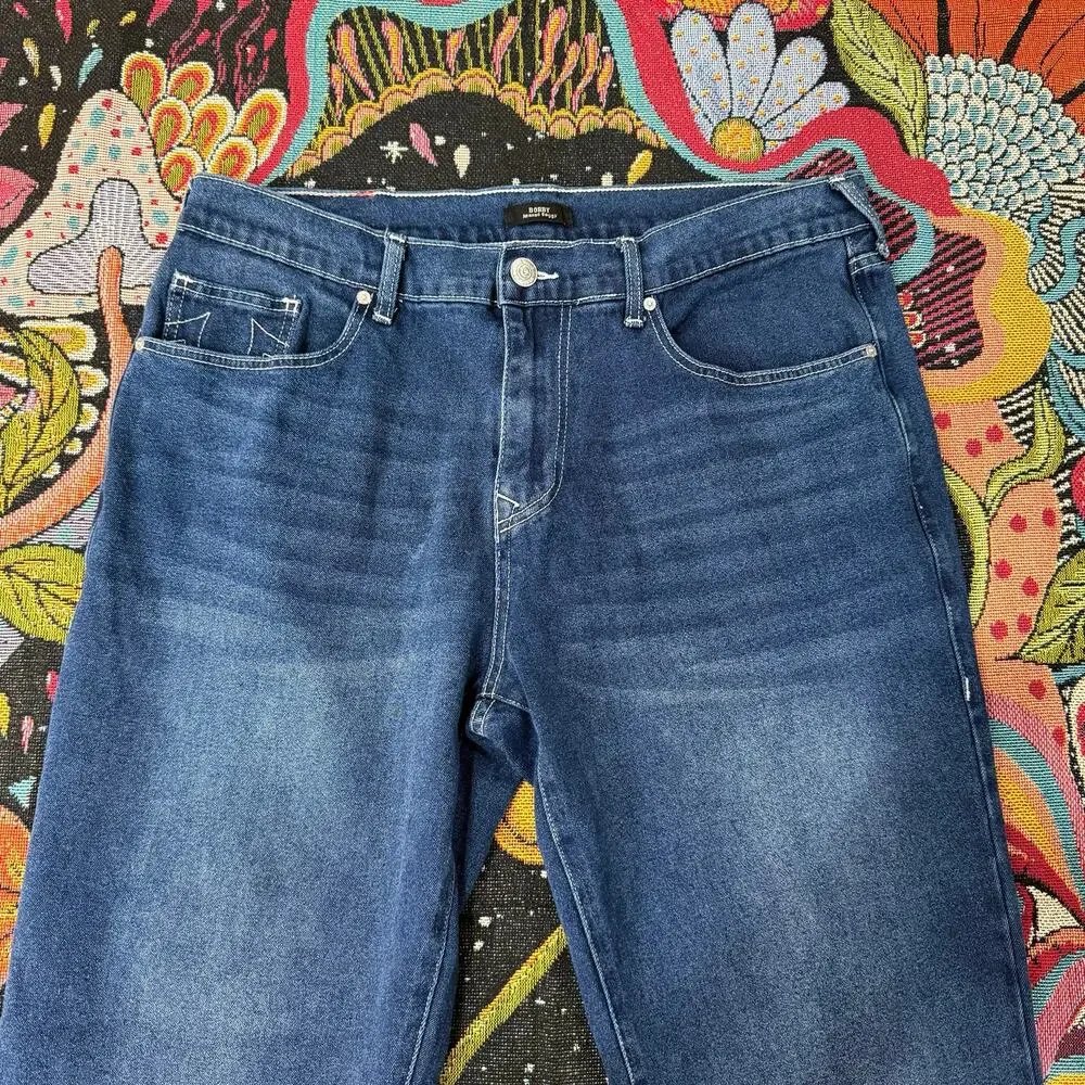 True Religion Bobby Relaxed Baggy Mens Denim Blue Jeans Size 36 38 x 31